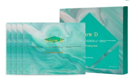Glow D Cica Wrapping Mask x4 Sobres Diapia
