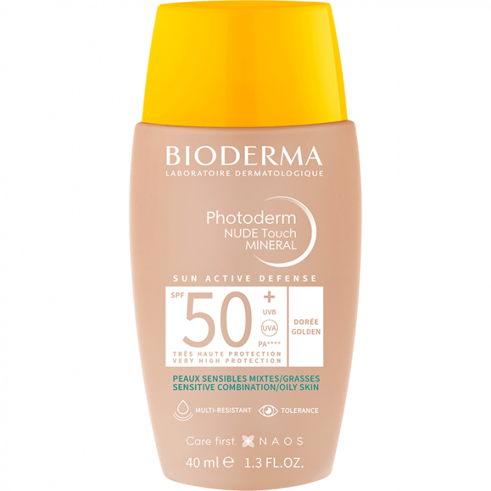 Photoderm Nude Touch Spf 50+ Dorée x40ml Bioderma