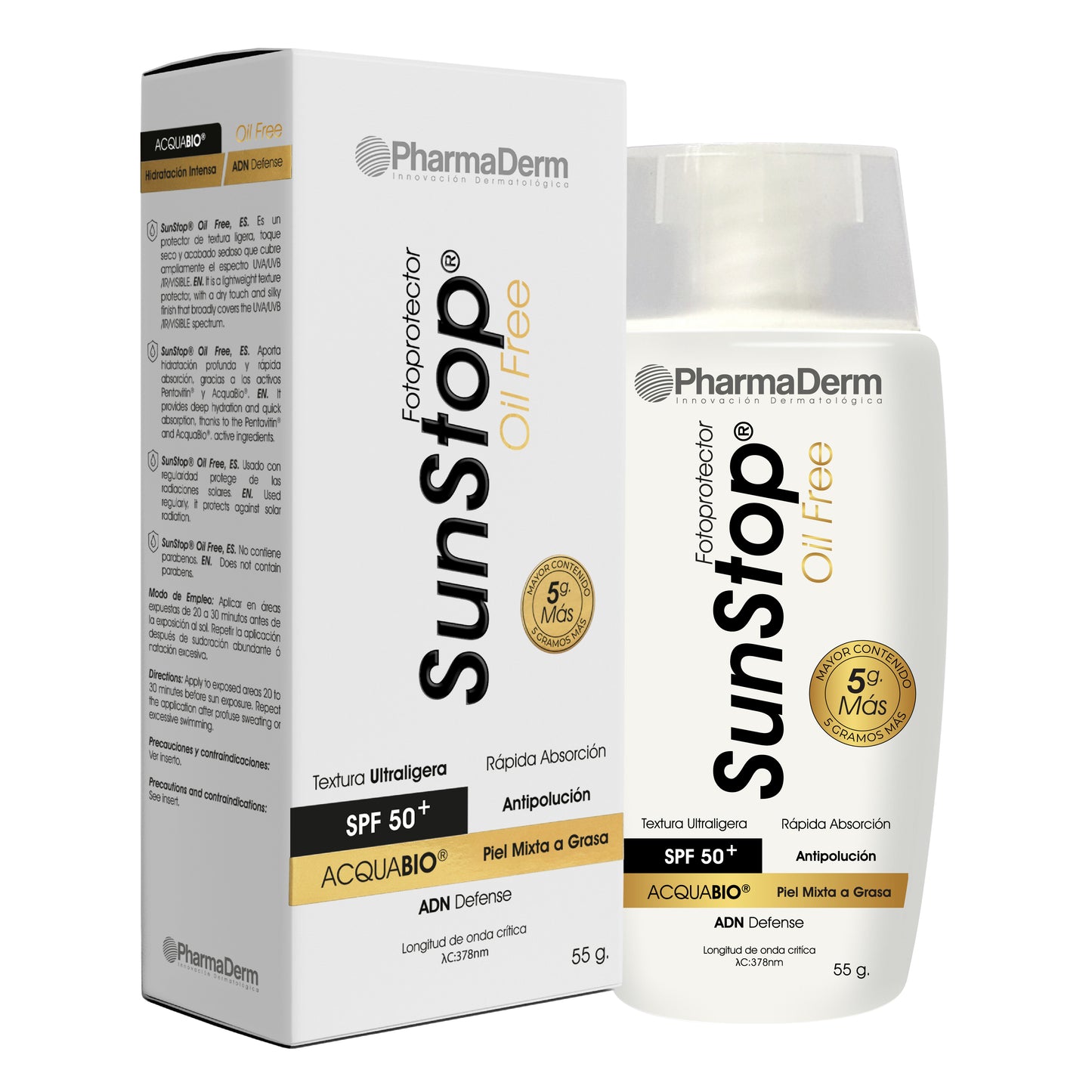 Sunstop Oil Free SPF50 x55gr Pharmaderm
