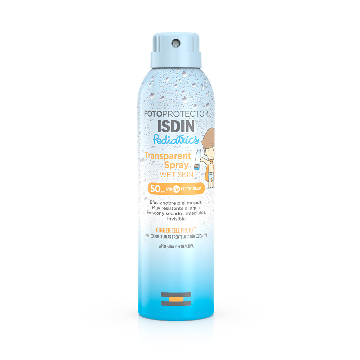 Transparent Spray Wet Skin pediatrics SPF50+ 250ml Kids Isdin