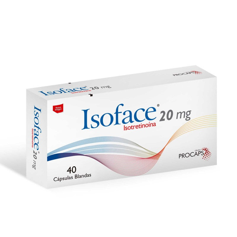 Isoface 20 mg x 40 Cápsulas Procaps