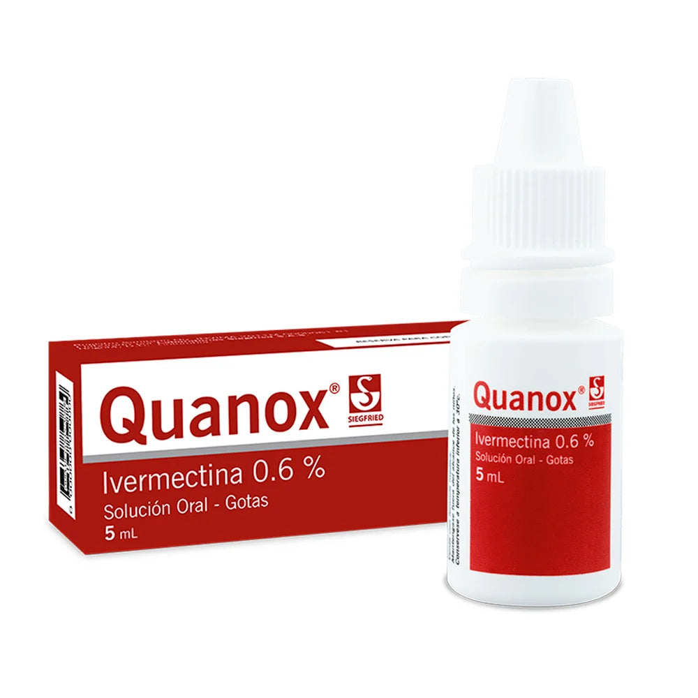 Quanox Ivermectina 0.6% Gotas x5ml Siegfried