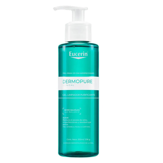Gel Limpiador Facial Dermopure Oil Control x200ml Eucerin