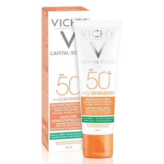 Capital Solei Matificante 3 en 1 SPF 50 X ML Vichy
