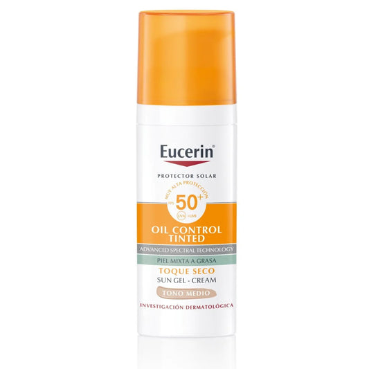 Protector Solar Oil Control Tono Medio x50ml Eucerin