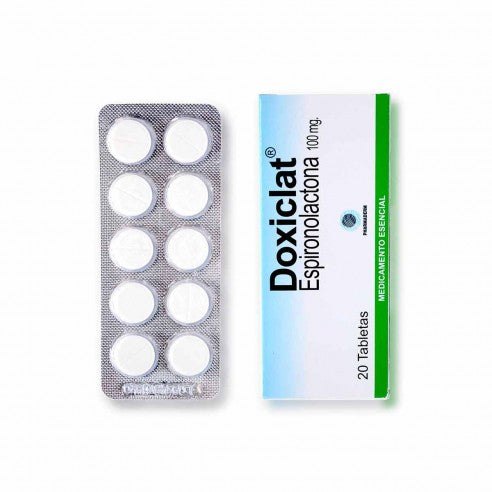 Doxiclat Espironolactona 100mg x20 Tabletas Pharmaderm