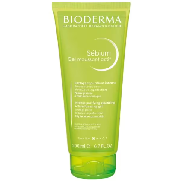 Sebium Gel Moussant Actif x200ml Bioderma