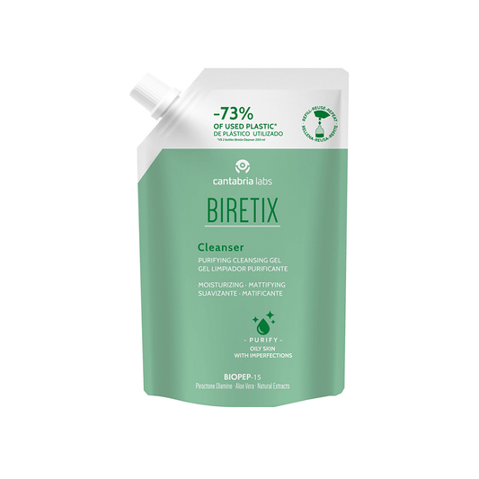 Biretix Bolsa Refill cleanser Gel Limpiador x400ml Cantabria