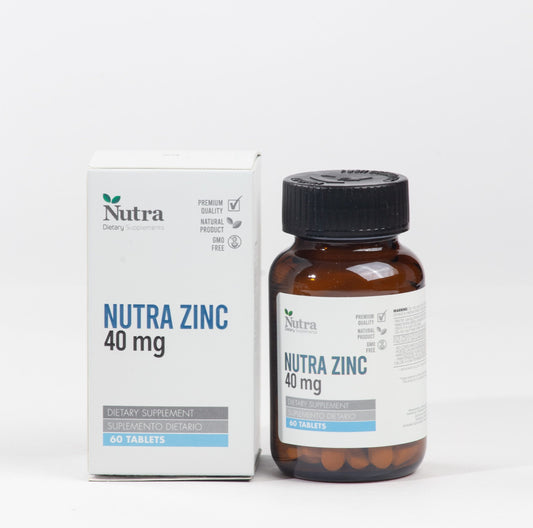 Nutrazinc 40mg x60 Capsulas Nutra