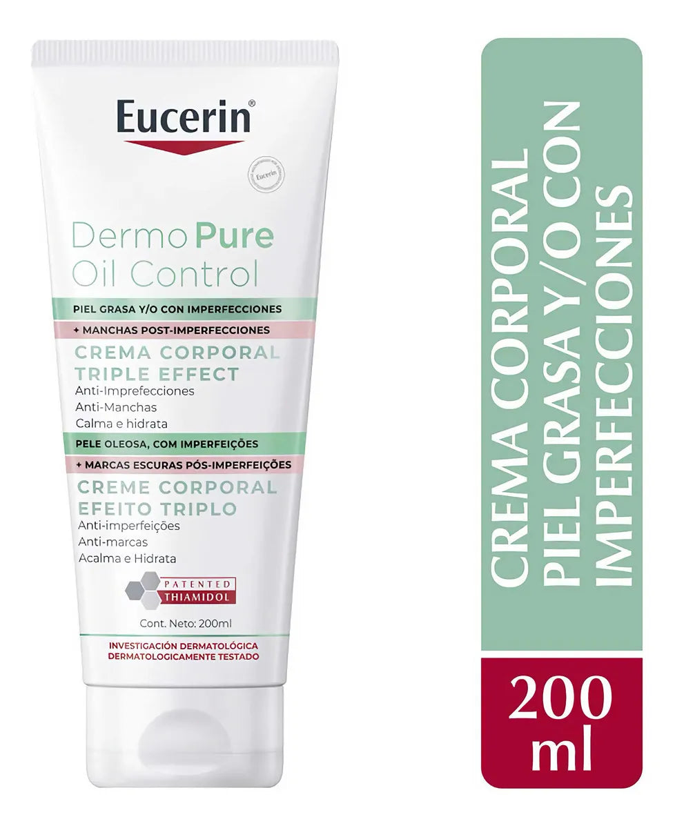 Dermopure Oil Control Crema Triple Effect x200ml Eucerin