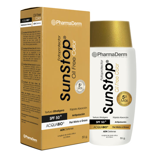 Sunstop Oil free Color SPF50 x55gr Pharmaderm