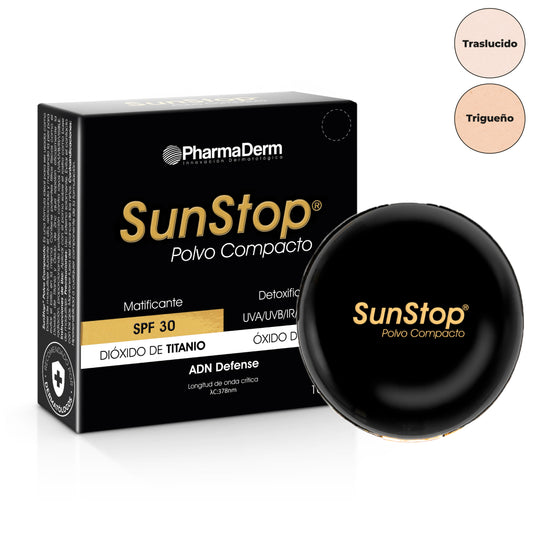 Sunstop Polvos Trigueños SPF30 x10gr Pharmaderm