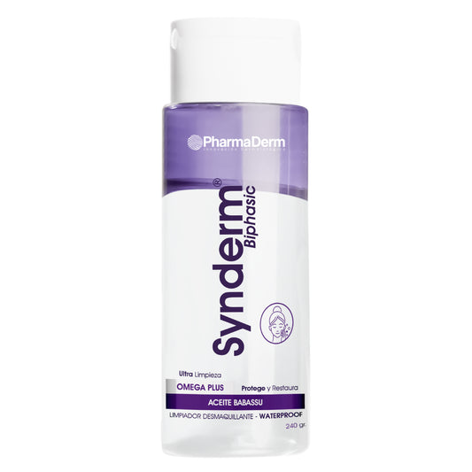 Synderm Biphasic (Desmaquillante Bifasico) x240ml Pharmaderm