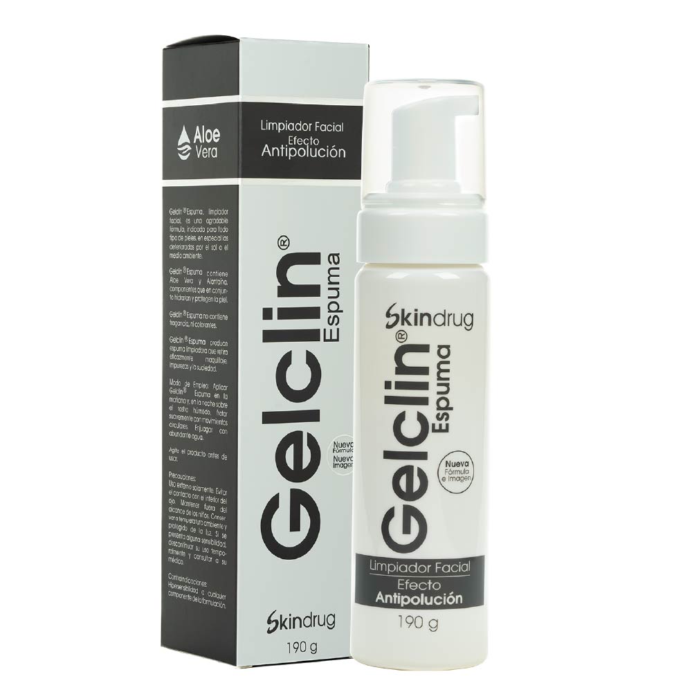 Gelclin Espuma limpiadora x 190ml Skindrug