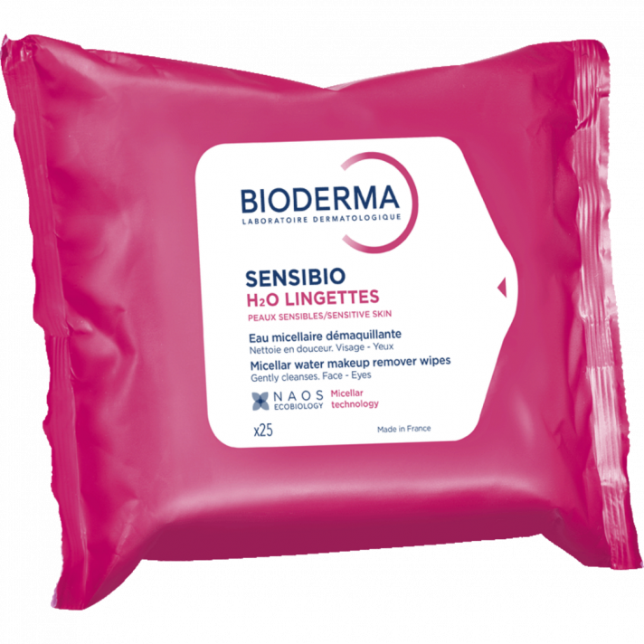 Sensibio H2O Toallitas Desmaquillantes x25und Bioderma