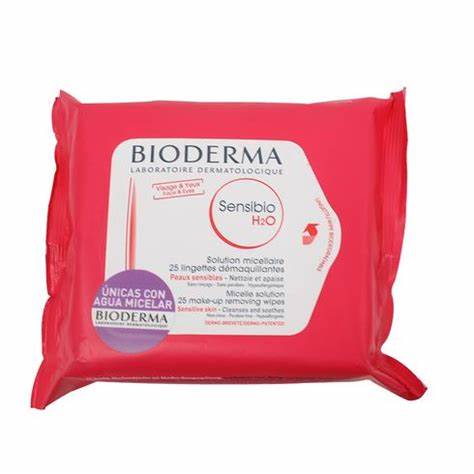 Sensibio H2O Toallitas Desmaquillantes x25und Bioderma