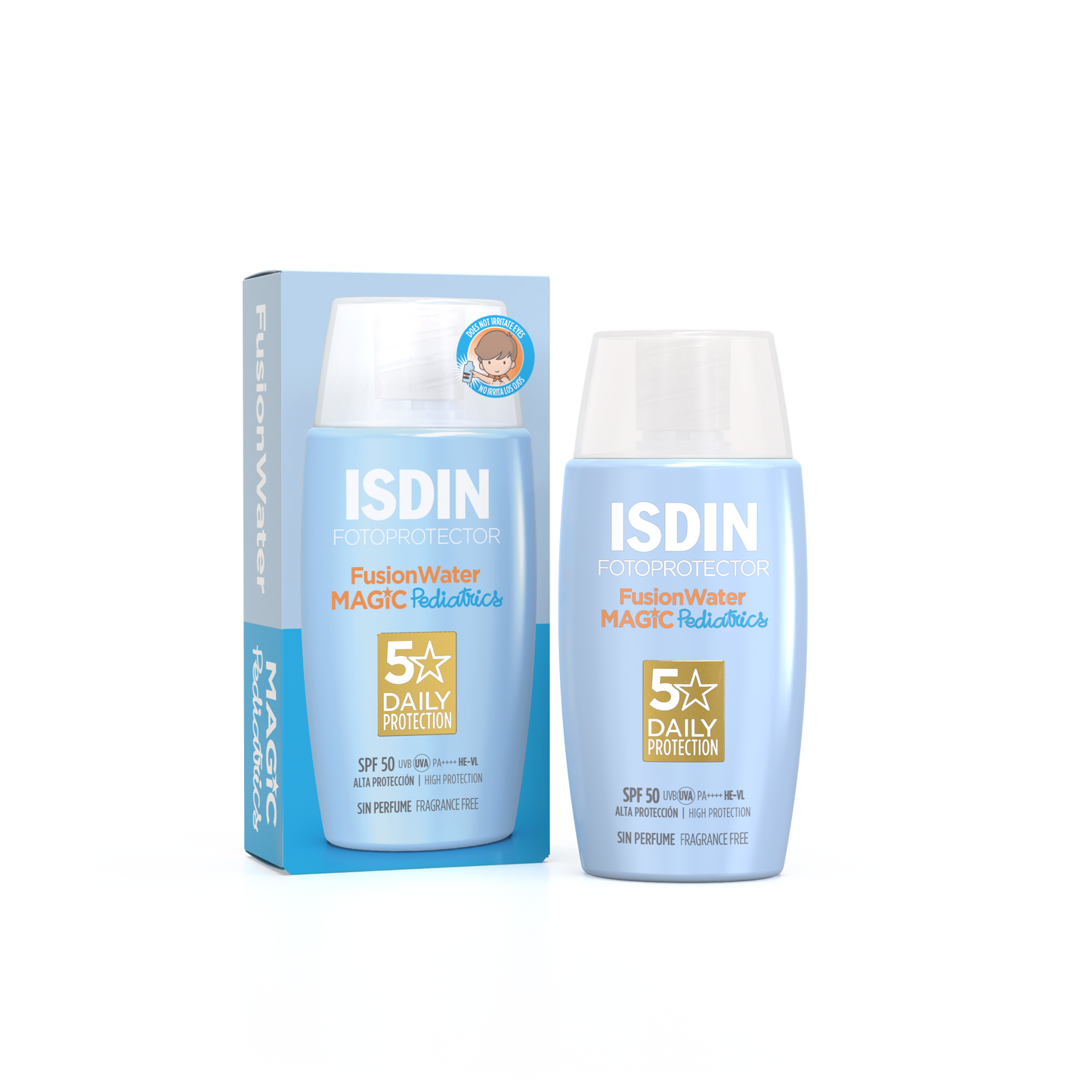 Fotoprotector FusionWater Pediatrics SPF 50+Kids Isdin