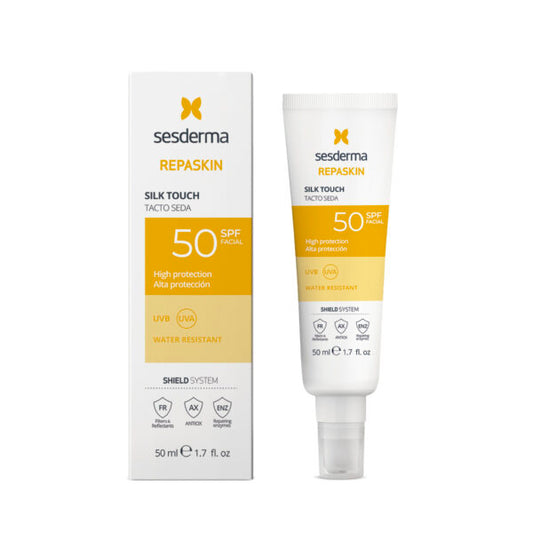 Repaskin facial tacto seda SPF 50+ Sesderma