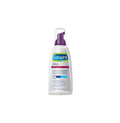 Cetaphil pro Ac control espuma limpiadora piel grasa  236ml