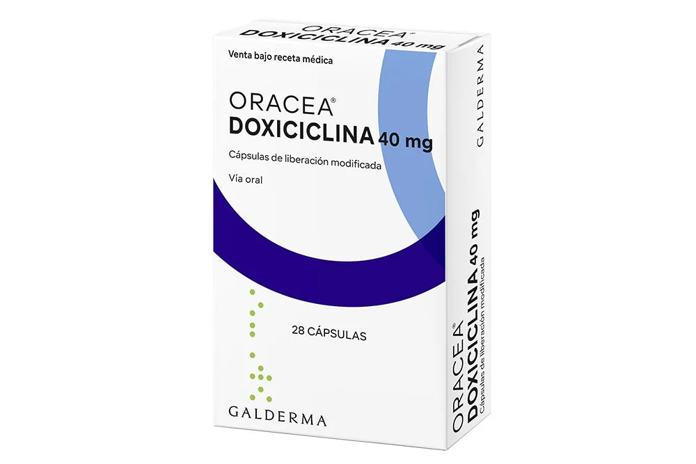 Oracea Doxiciclina 40mg x28 capsulas Galderma