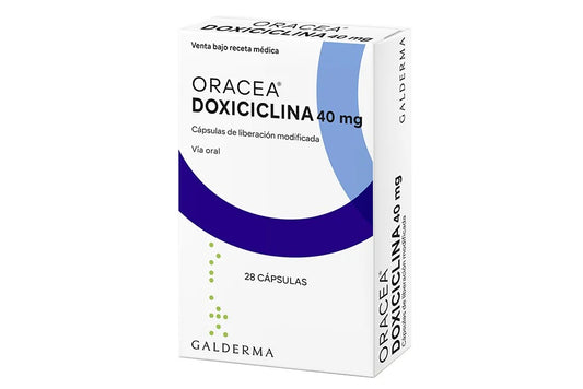Oracea Doxiciclina 40mg x28 capsulas Galderma