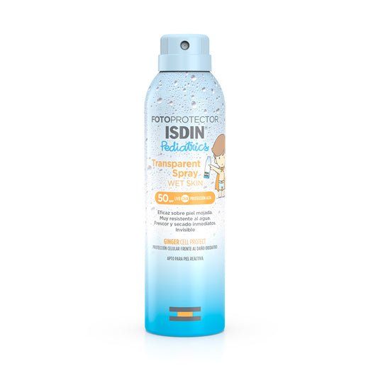 Transparent Spray Wet Skin pediatrics SPF50+ 250ml Kids Isdin