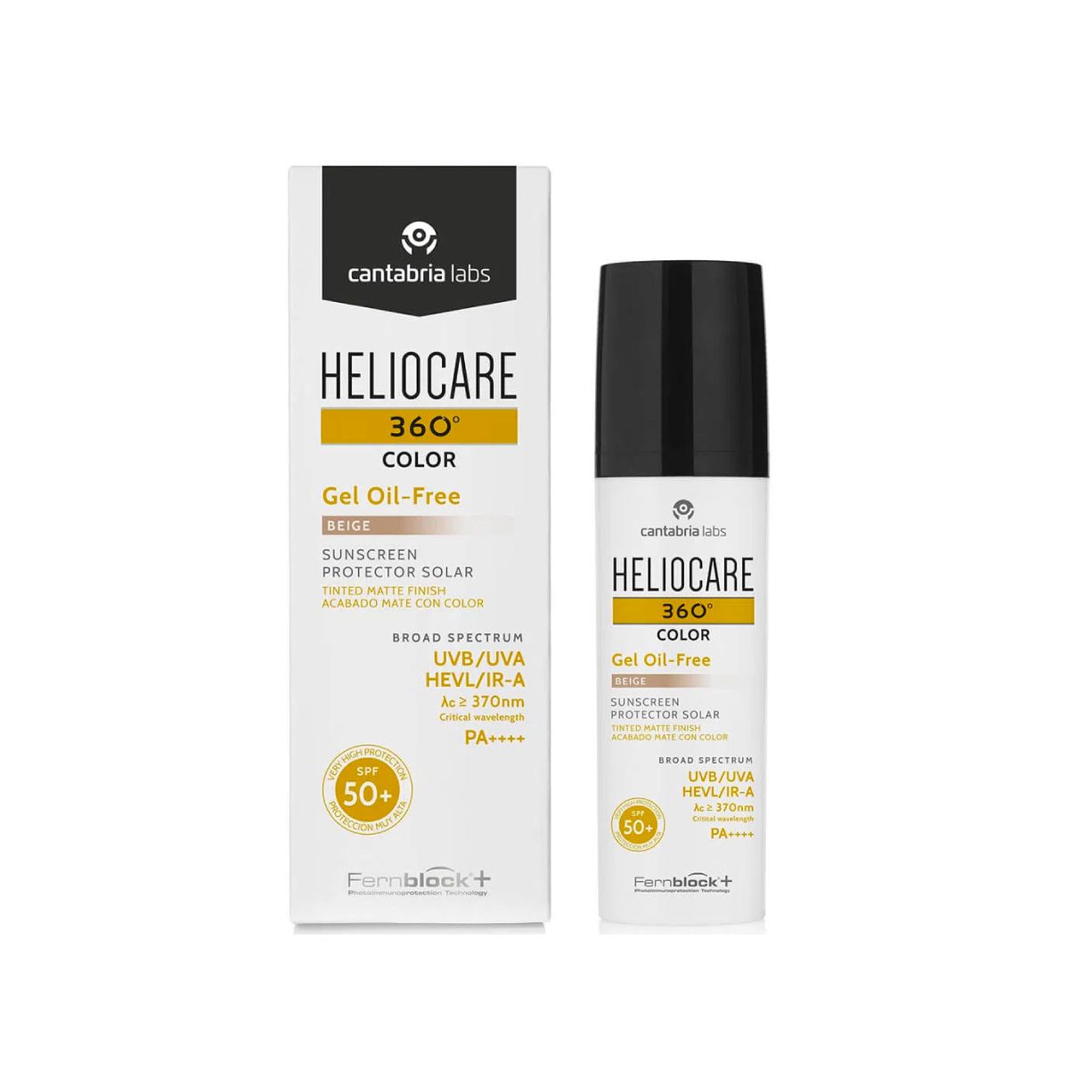 Heliocare 360 Gel Toque Seco color Beige x 50 ml CANTABRIA