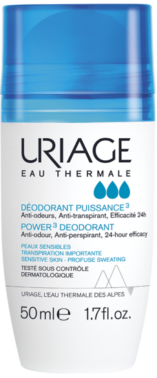 Desodorante Poder 3 x50ml Uriage