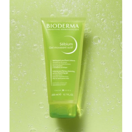 Sebium Gel Moussant Actif x200ml Bioderma