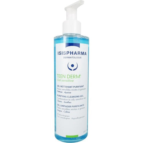 Teen Derm Gel Sensitive x 250ml Isispharma